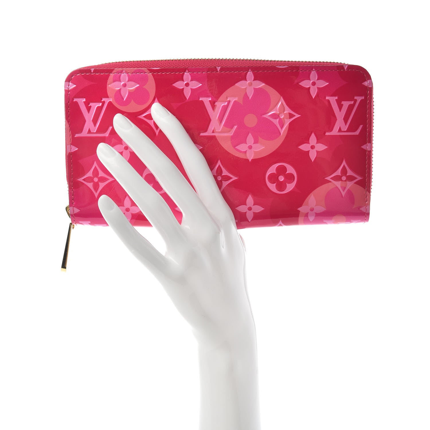 Louis Vuitton Vernis Valentine Zippy Wallet Fuchsia 2 of 6