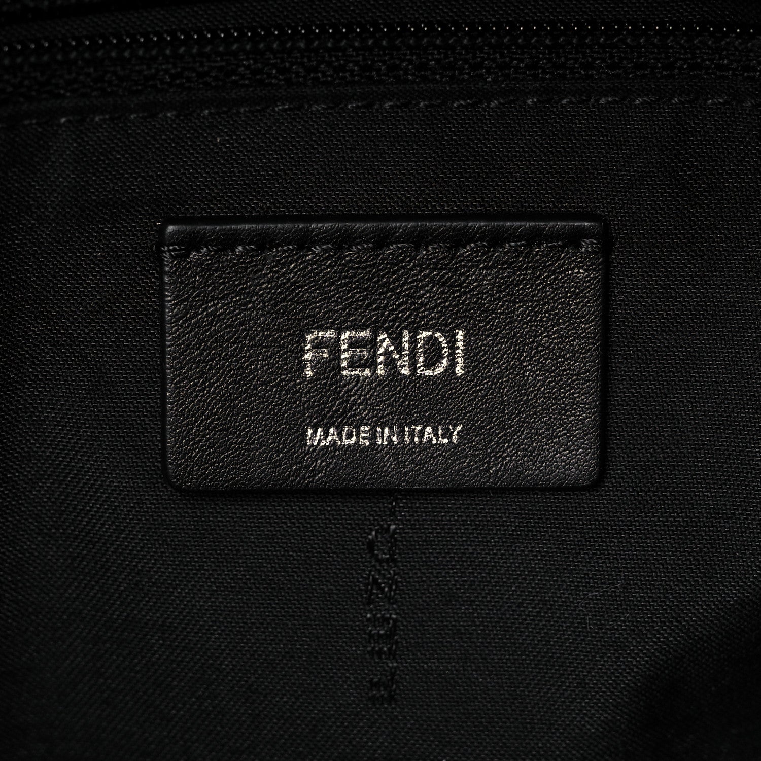 Fendi Nylon Vitello Elite Fox Goat Fur Monster Eyes Studded Mini Backpack Black Peonia Multicolor 8 of 12