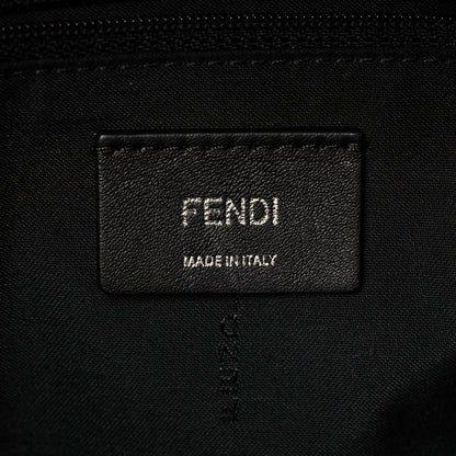 Fendi Nylon Vitello Elite Fox Goat Fur Monster Eyes Studded Mini Backpack Black Peonia Multicolor 8 of 12