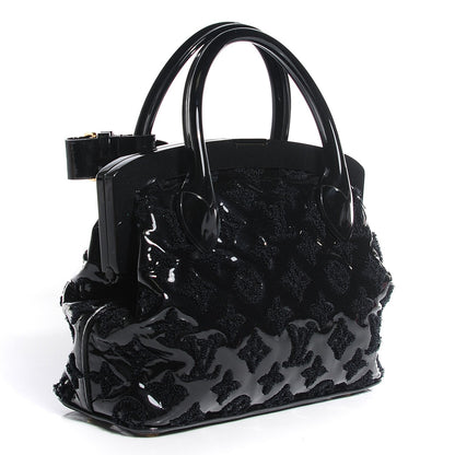 Louis Vuitton Patent Fascination Lockit BB Frame Black 3 of 7