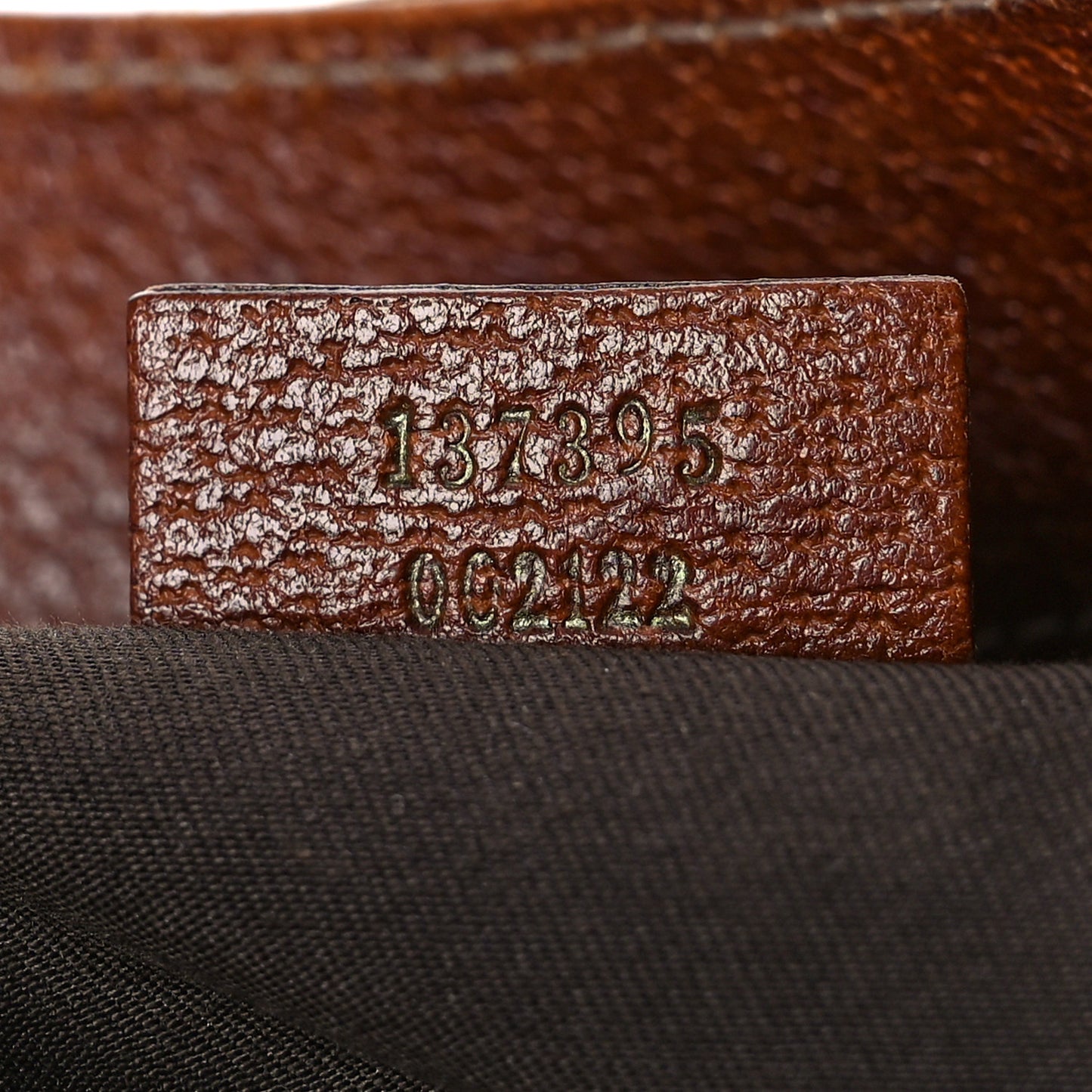 Monogram Bamboo Handle Bag Brown