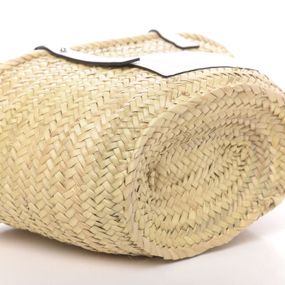Loewe Raffia Basket Tote Bag Natural White 8 of 11