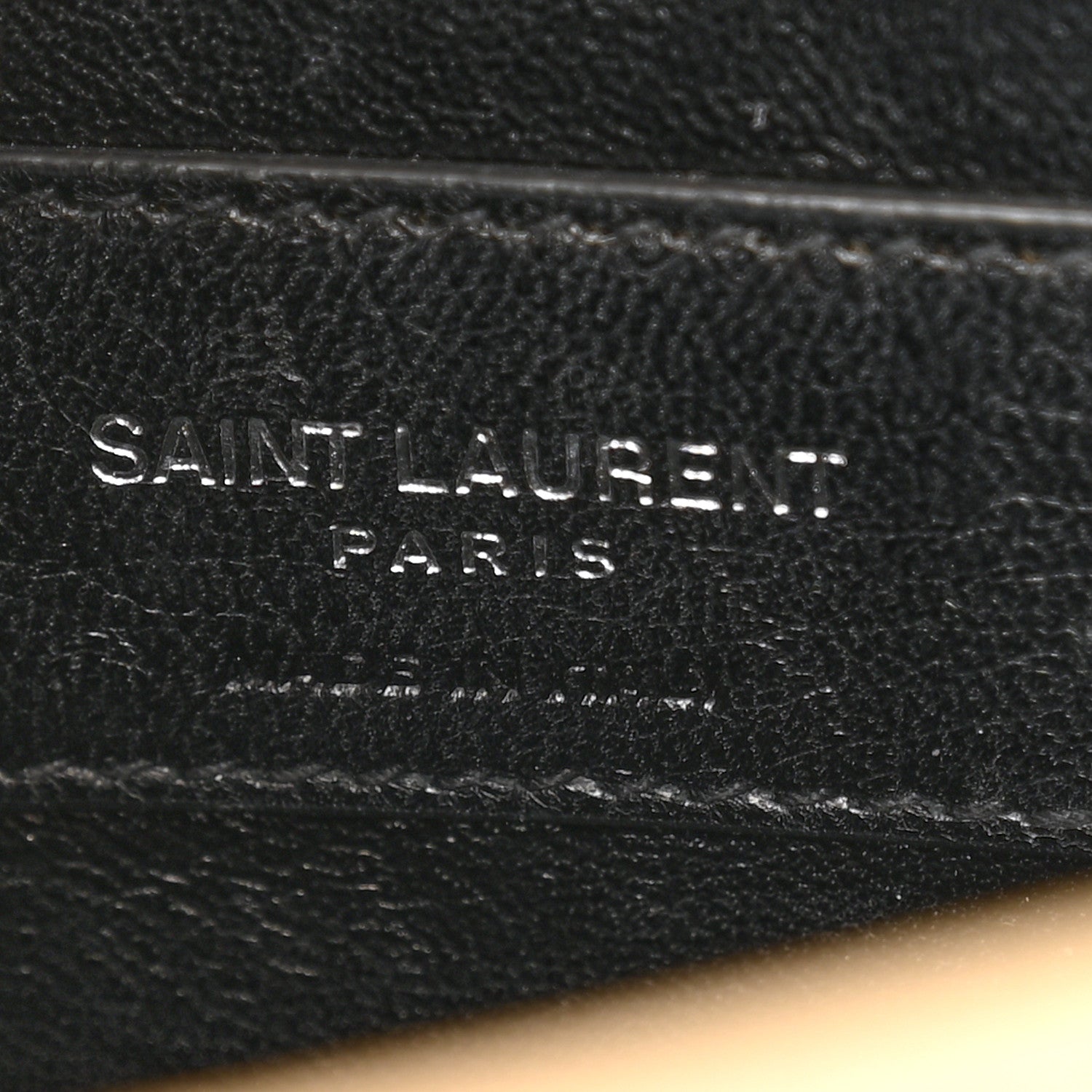 Saint Laurent Grain De Poudre Classic Kate Monogram Clutch Nude Powder 6 of 9