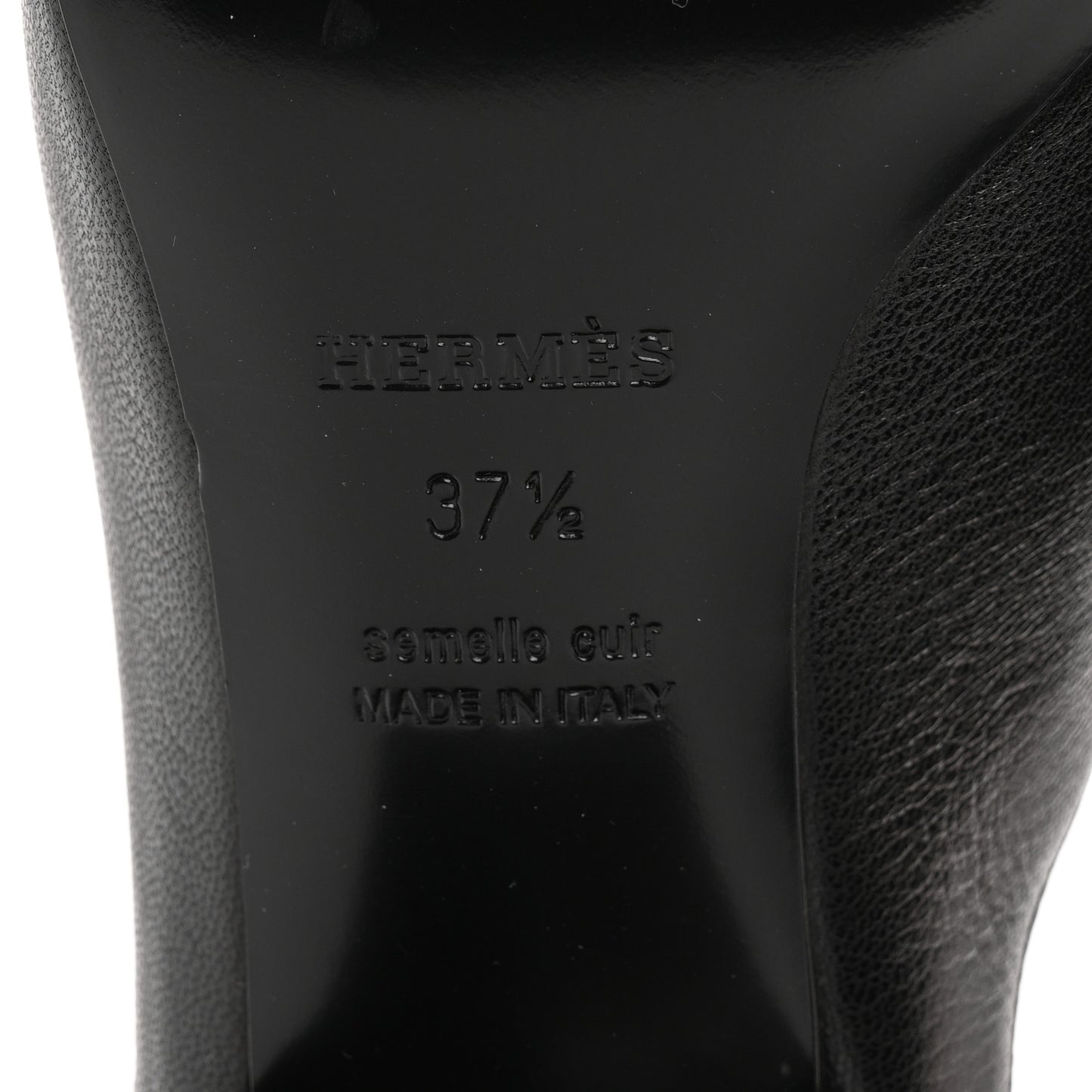Goatskin Tuileries Mules 37.5 Black
