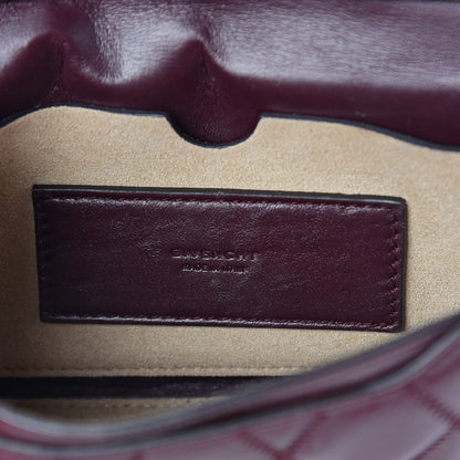 Givenchy Goatskin Quilted GV3 Mini Pocket Convertible Bag Aubergine 5 of 7