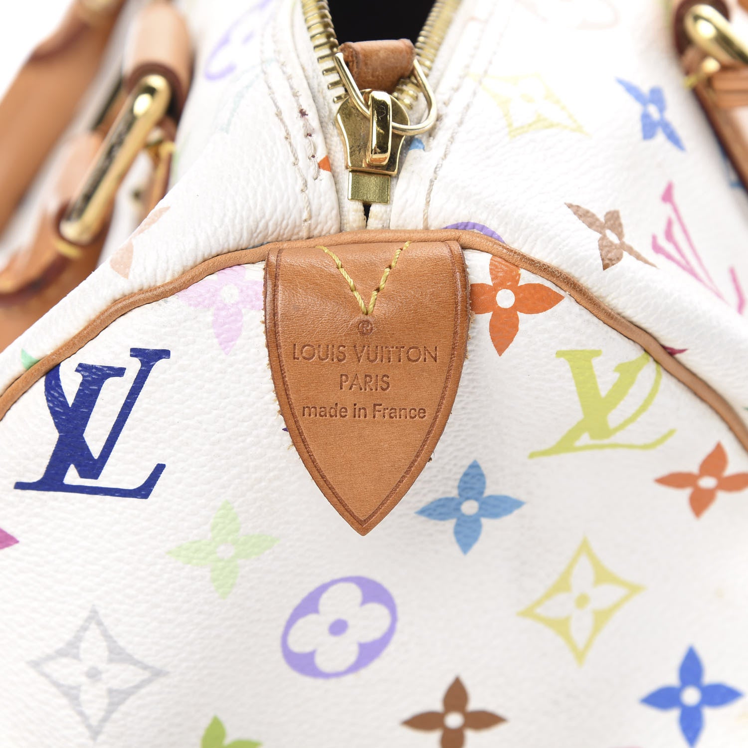 Louis Vuitton Monogram Multicolor Speedy 30 White 6 of 14