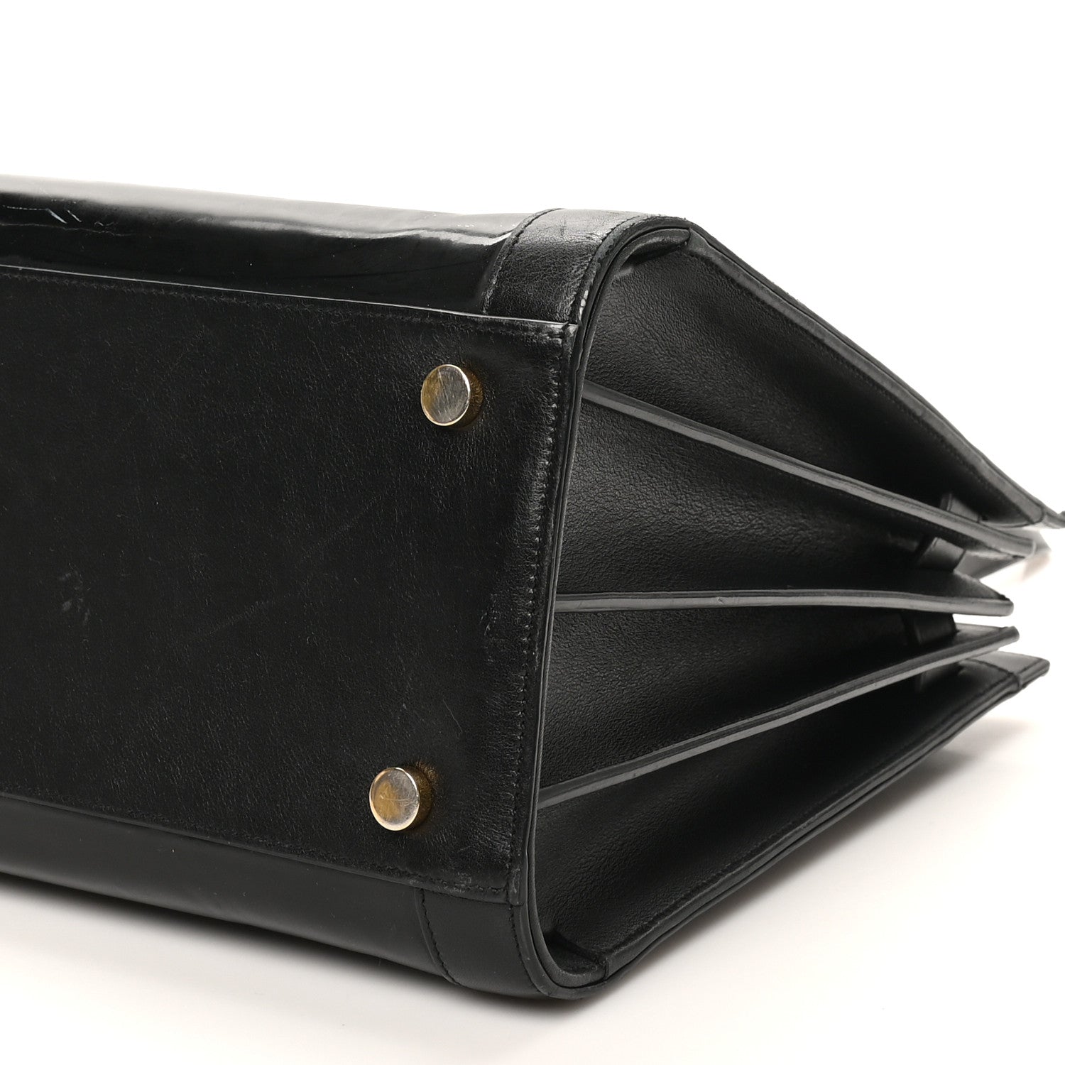 Saint Laurent Patent Calfskin Small Sac de Jour Black 10 of 11
