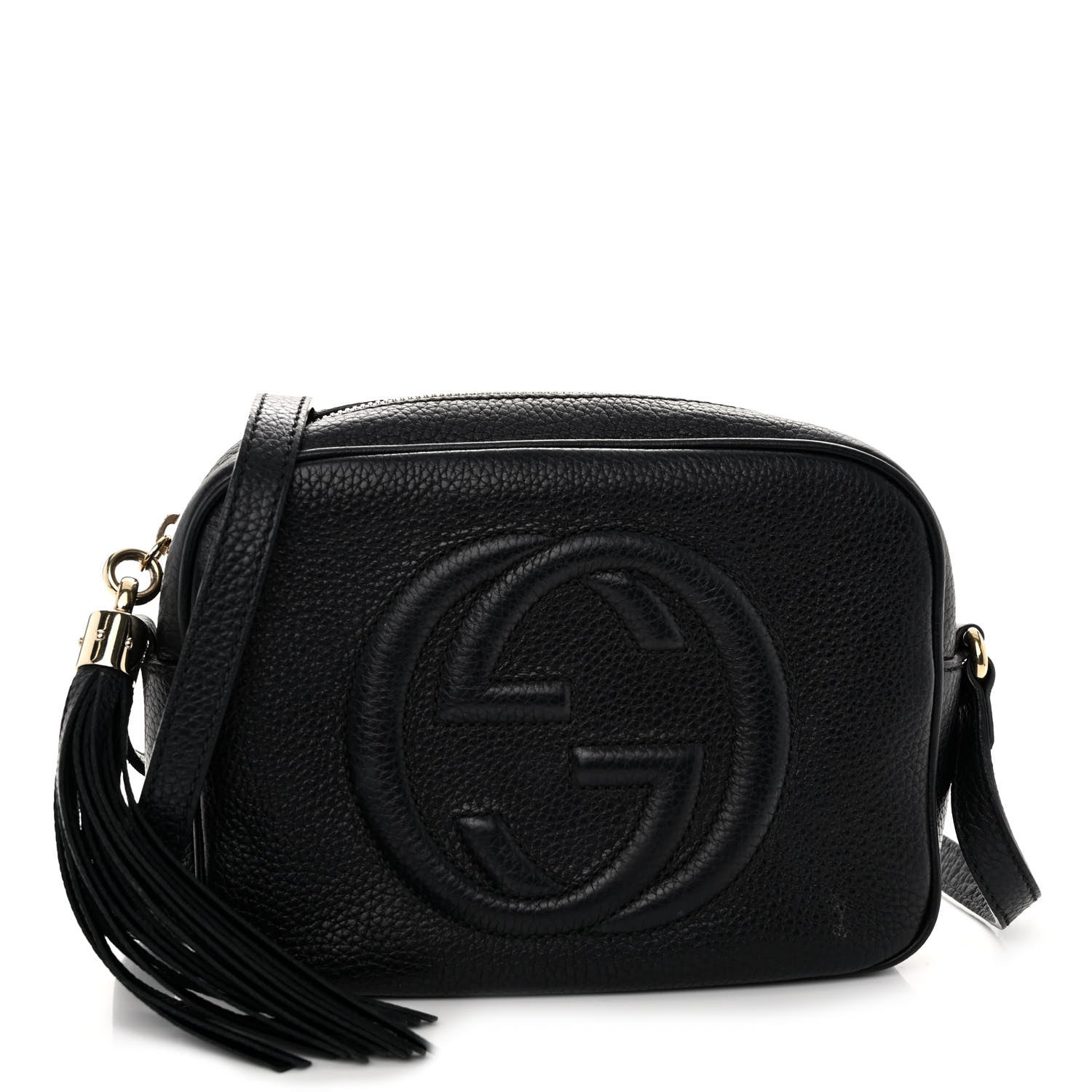 Gucci Pebbled Calfskin Small Soho Disco Bag Black 1 of 9