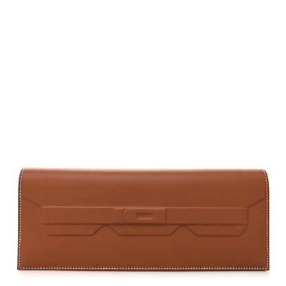 Hermes Swift Shadow Clutch 29 Gold 1 of 11