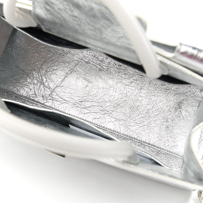 Christian Dior Metallic Calfskin Medium Diorever Flap Silver 5 of 10