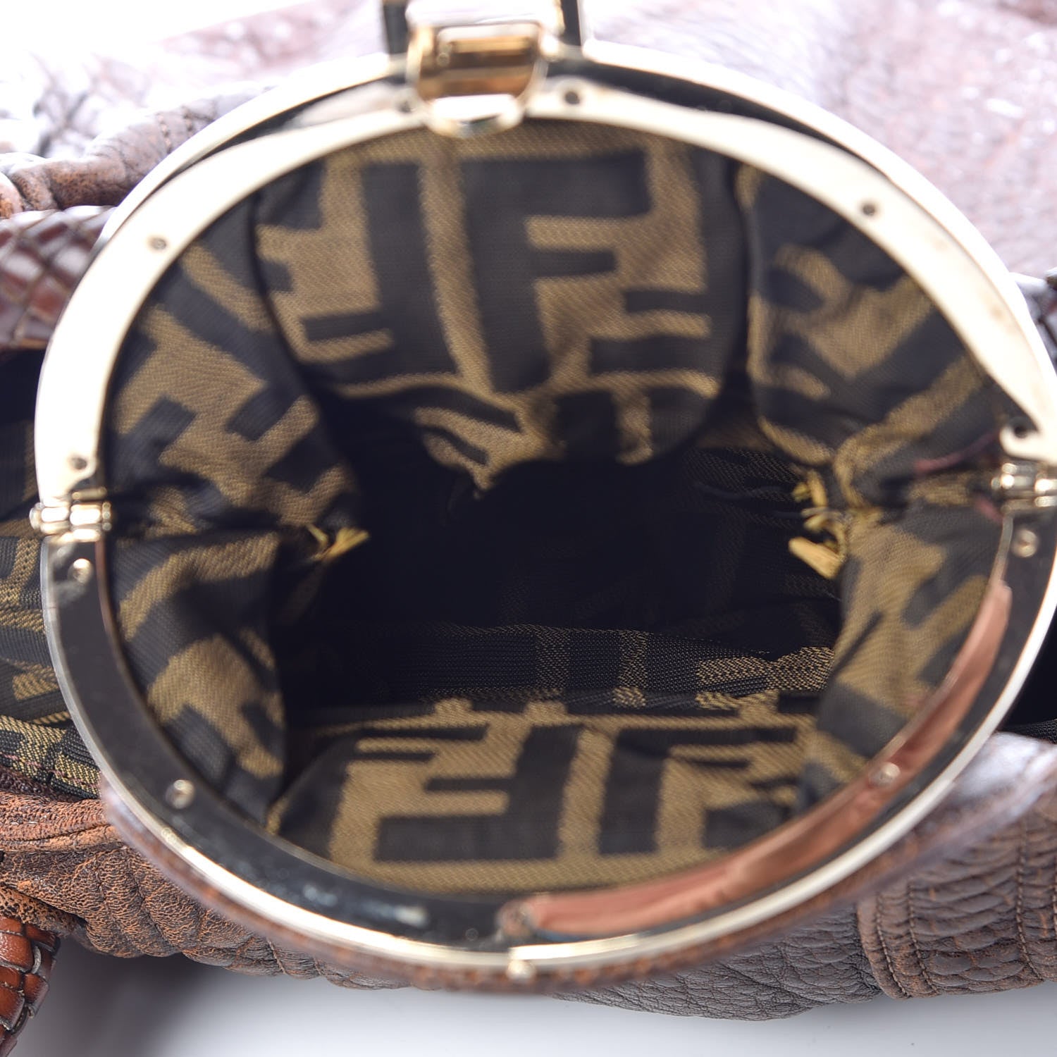 Fendi Nappa Nuvolata Spy Cognac 6 of 19
