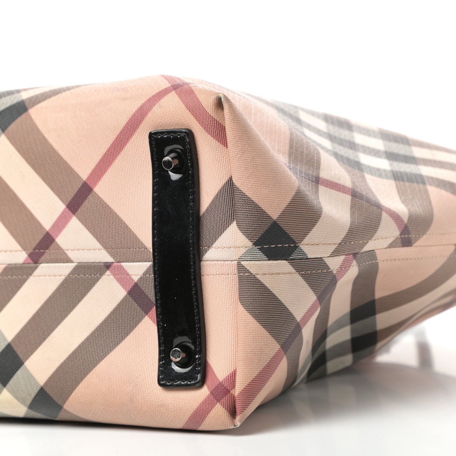 Burberry Supernova Check Large Nickie Tote Black 8 of 10