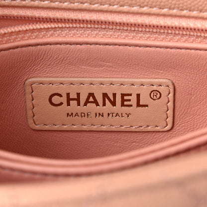 Chanel Caviar Quilted Mini Coco Handle Flap Light Pink 5 of 10