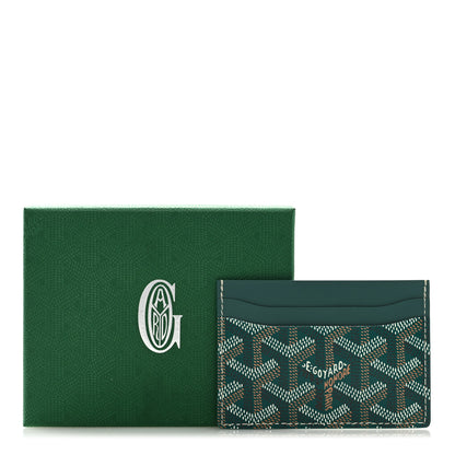 Goyard Goyardine Saint Sulpice Card Holder Green 7 of 7