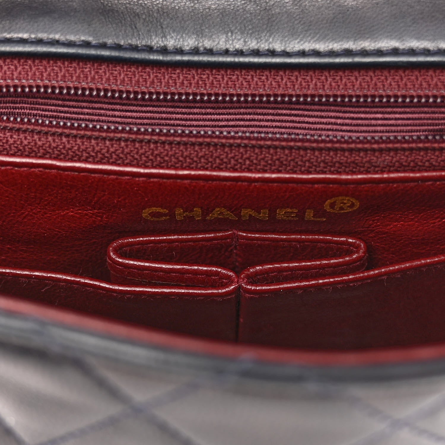 Chanel Lambskin Quilted Mini Square Flap Black 6 of 13