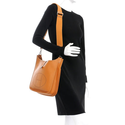 Hermes Epsom Evelyne III PM Toffee 2 of 9