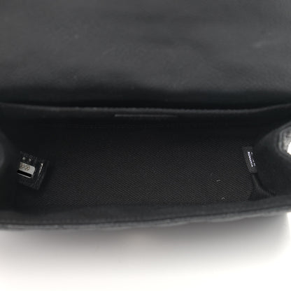 Chanel Grained Calfskin Quilted 2.55 Reissue Flap Belt Bag Clutch Black 5 of 10