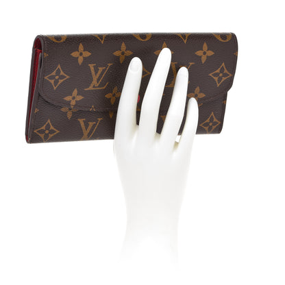 Louis Vuitton Monogram Emilie Wallet Rouge 2 of 10