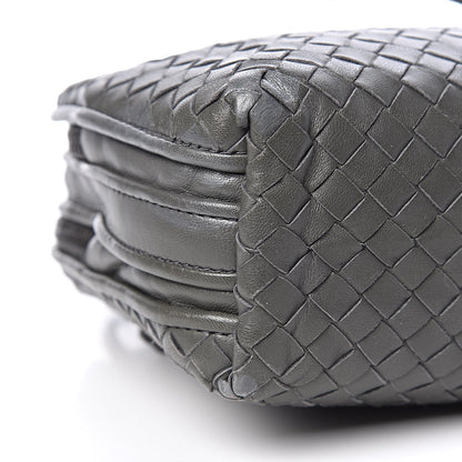 Bottega Veneta Nappa Intrecciato Nodini Crossbody Messenger Light Grey 11 of 16