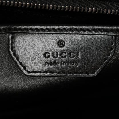 Gucci Boarded Dyana Lux Calfskin Web Monochrome Medium Bamboo 1947 Top Handle Bag Black 7 of 12