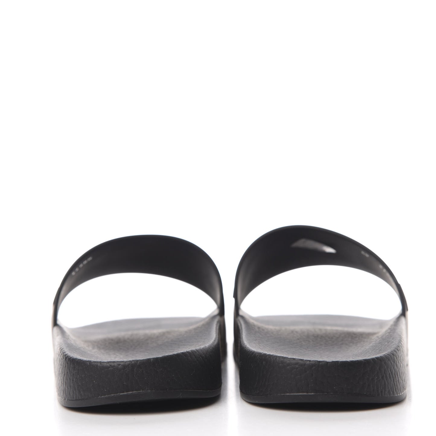 Rubber Mens VLTN Pool Slide Sandals 45 Black