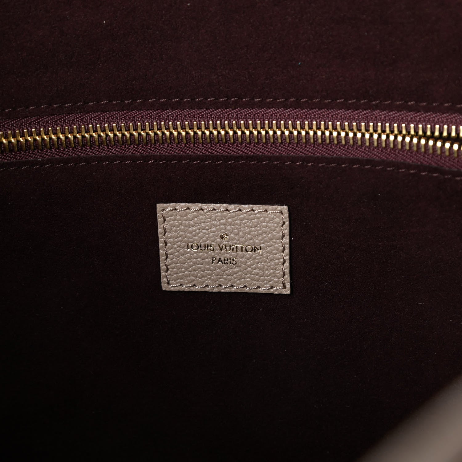 Louis Vuitton Empreinte Monogram Giant Neverfull MM Tourterelle 6 of 9