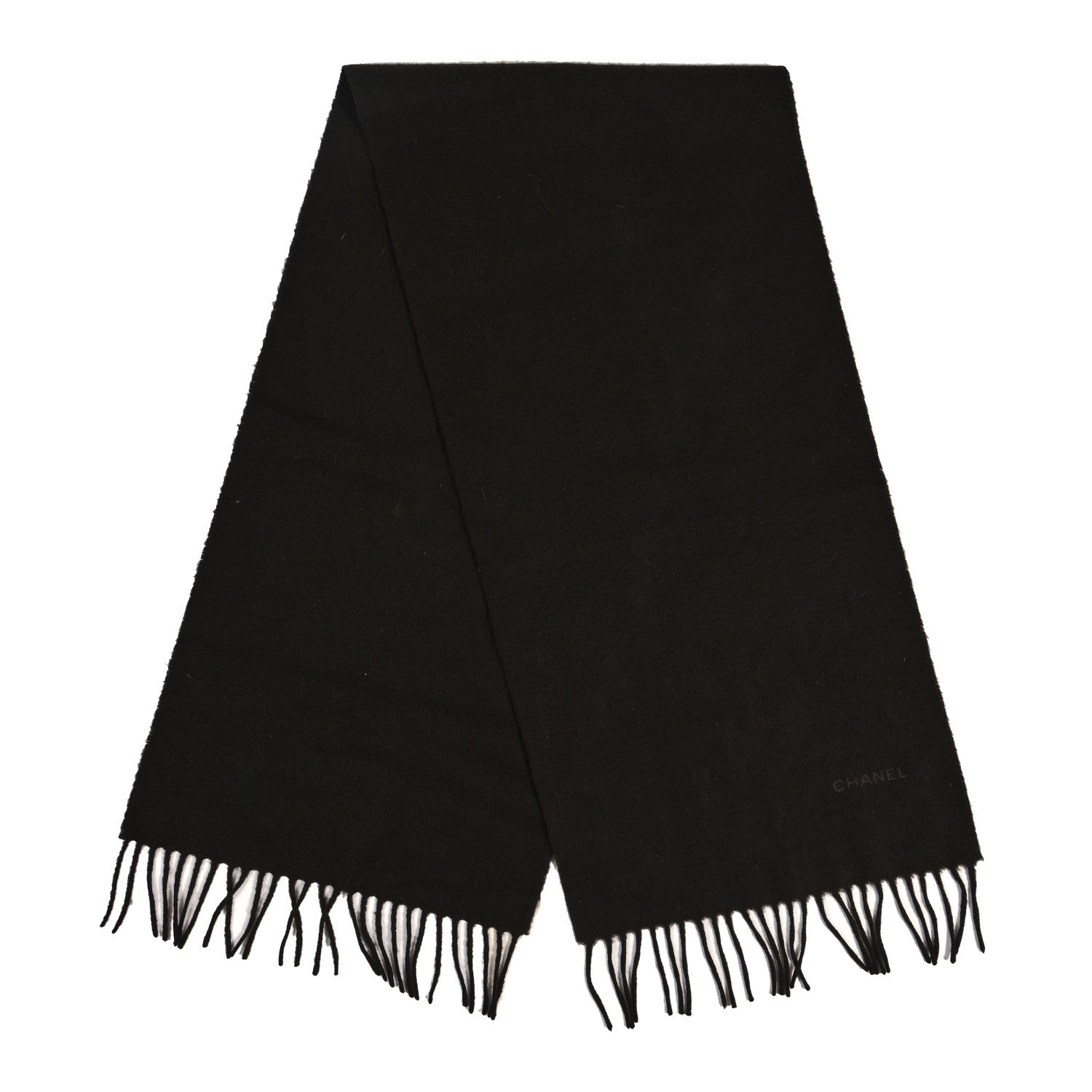 Chanel Cashmere Scarf Brown 2 of 3