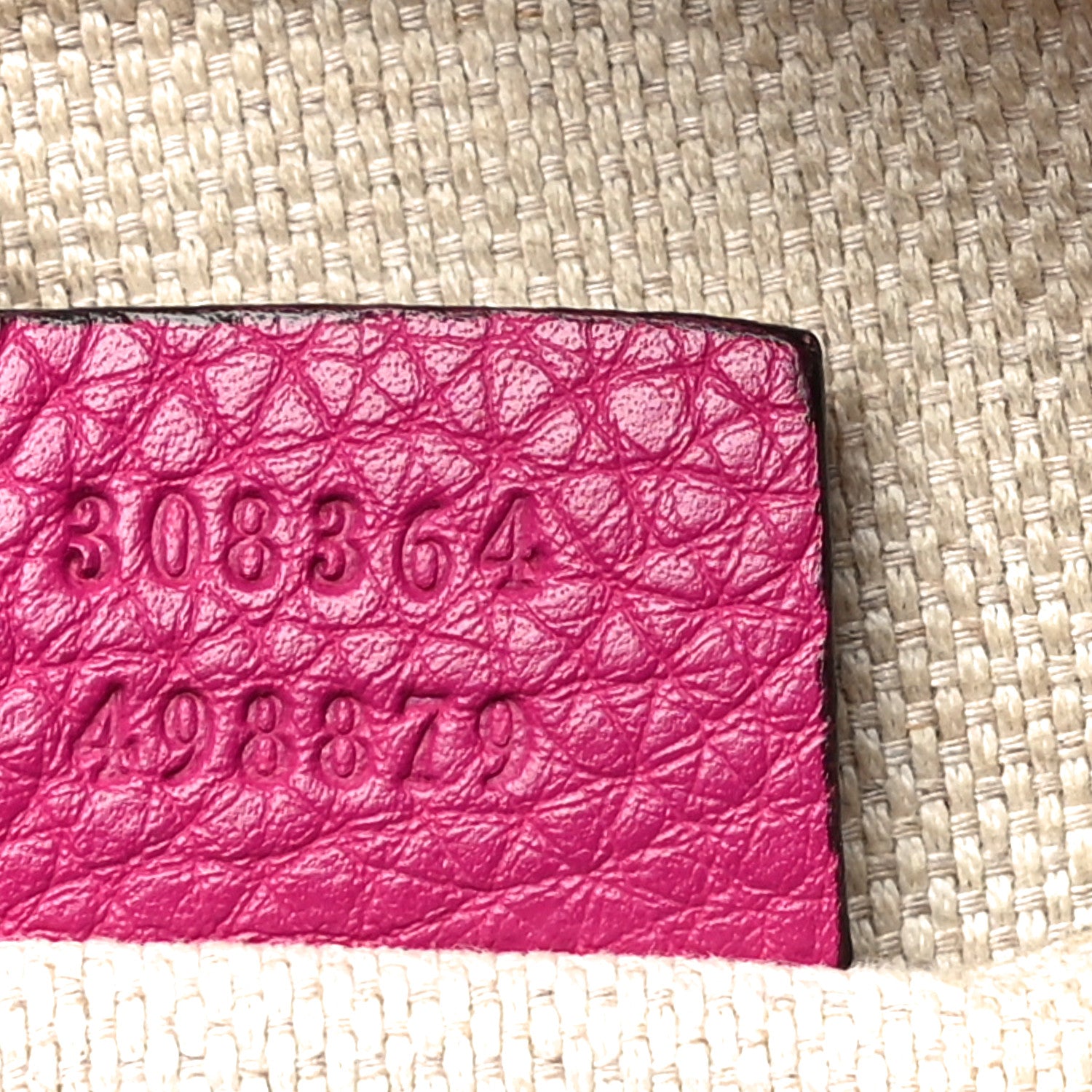 Gucci Cellarius Calfskin Small Soho Disco Bag Bright Bouganville 7 of 33