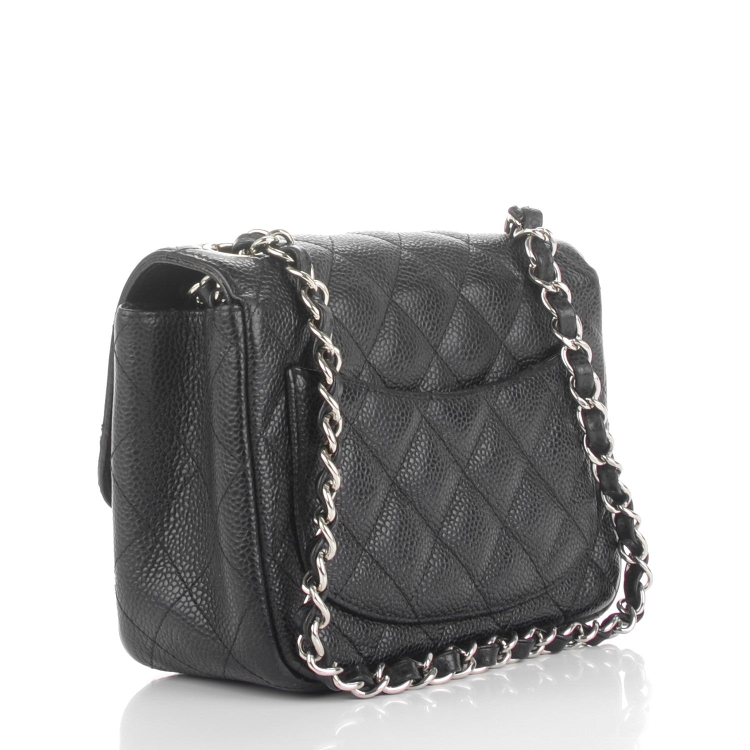 Chanel Caviar Quilted Mini Square Flap Black 3 of 9