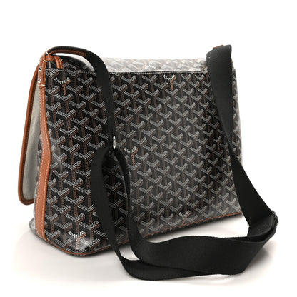 Goyard Goyardine Capetien Messenger Bag Black Gold 3 of 11