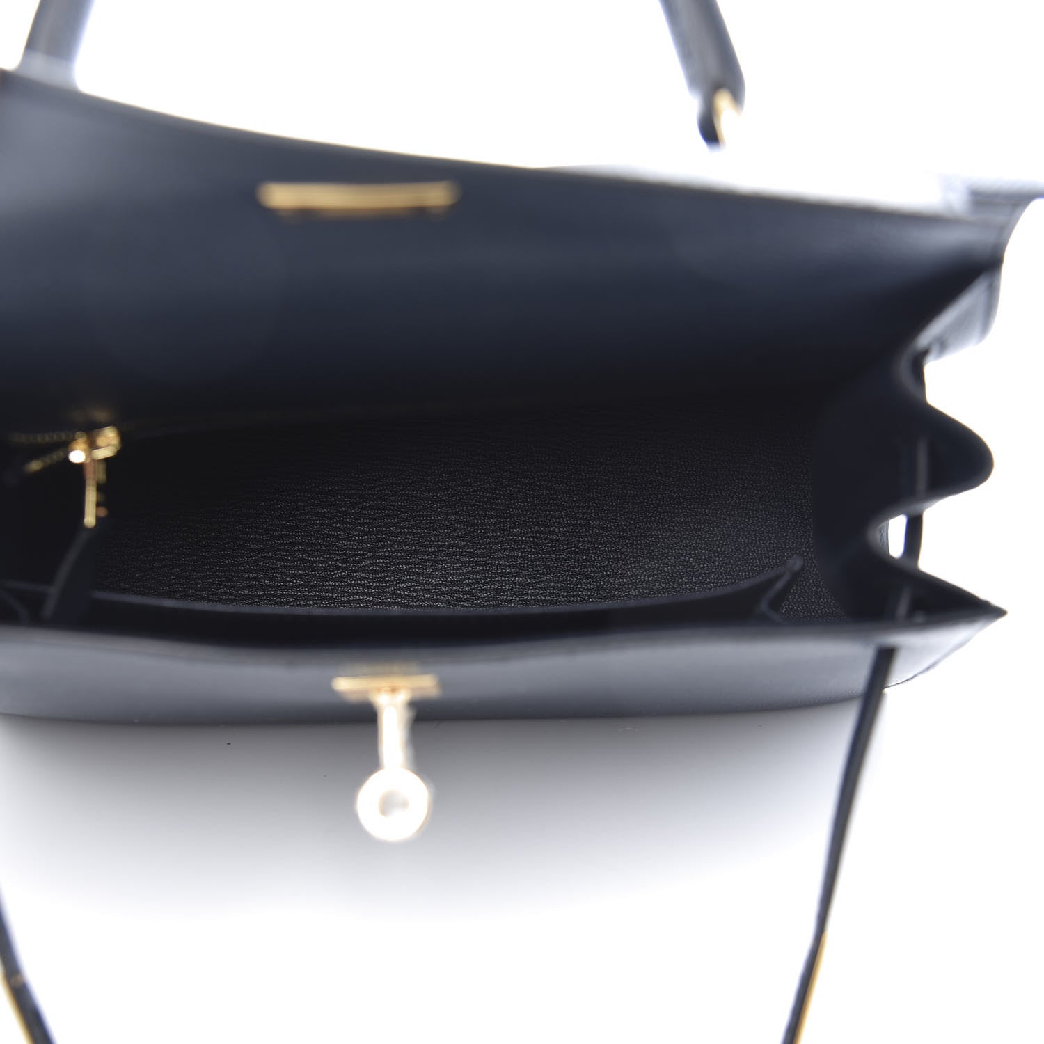 Hermes Epsom Kelly Sellier 25 Bleu Indigo 5 of 15