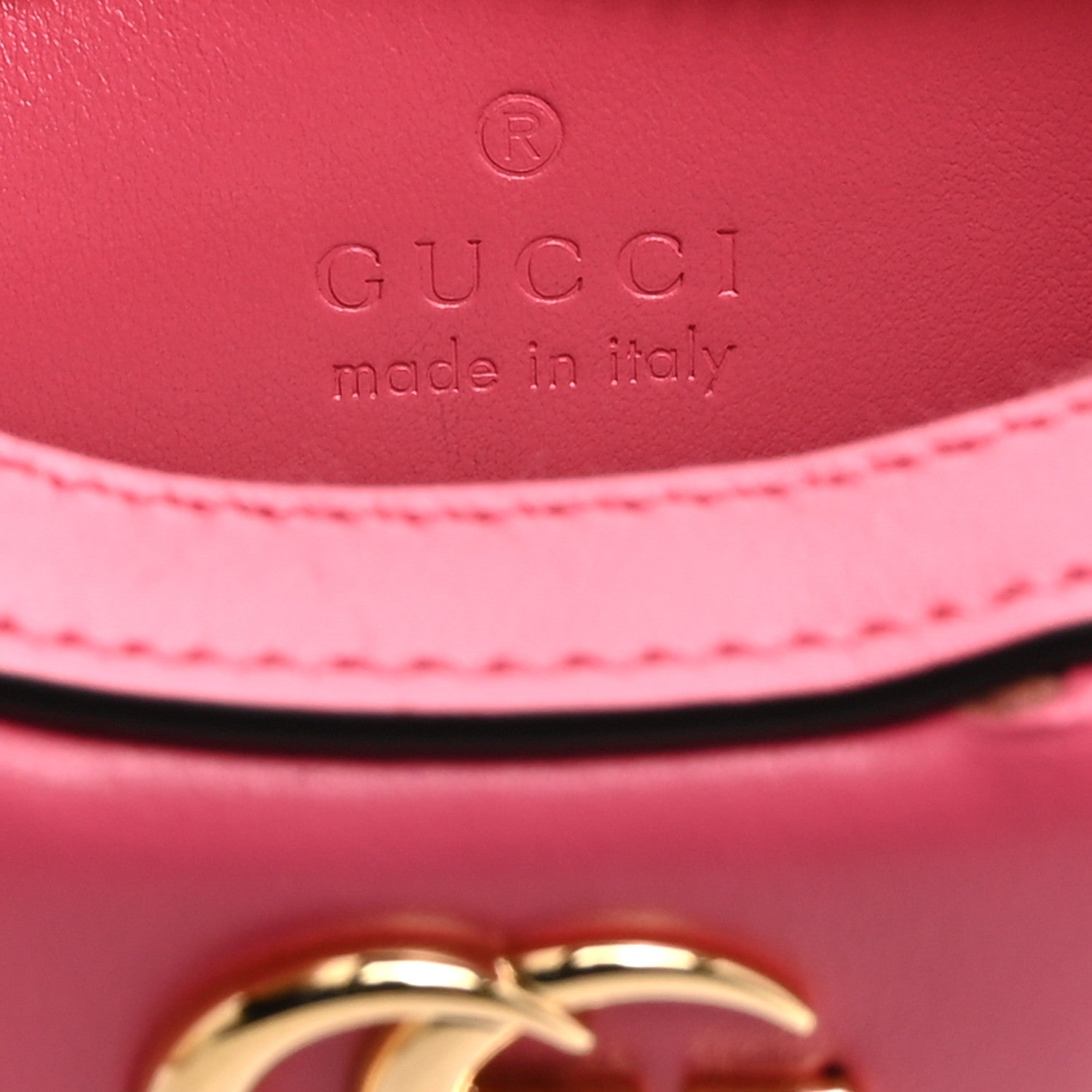 Gucci Calfskin GG Matelasse Mini Hobo Shoulder Bag Pink 6 of 10