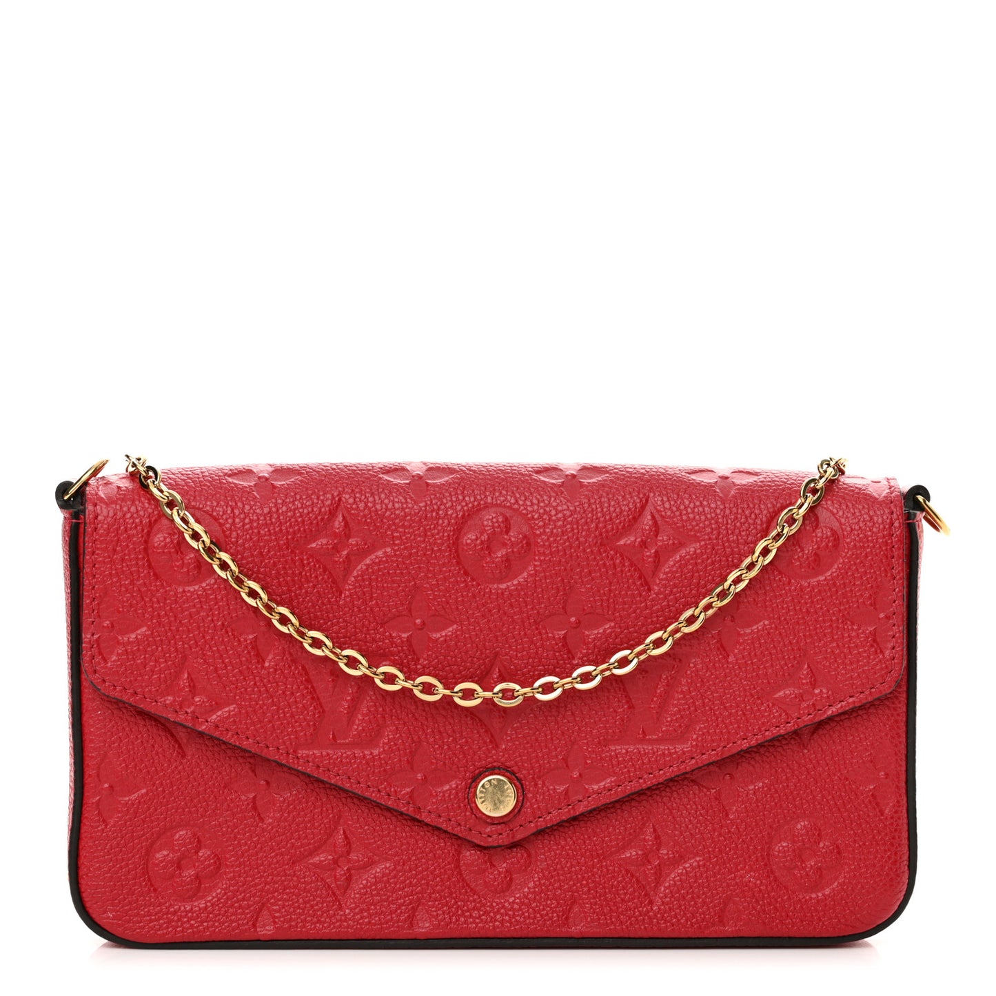 Empreinte Pochette Felicie Chain Wallet Cherry