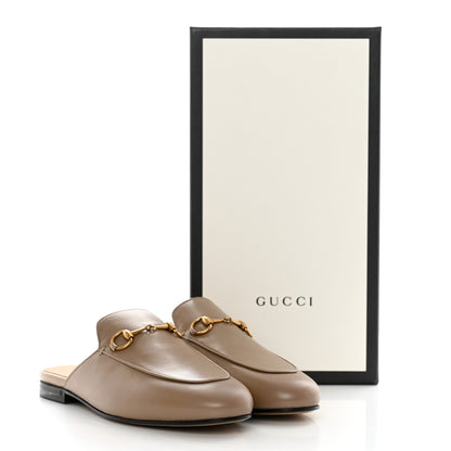 Gucci Malaga Kid Womens Princetown Slippers 38 Mud 12 of 12