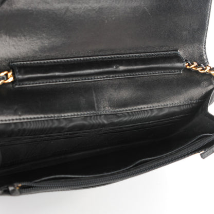 Chanel Caviar Timeless CC Wallet On Chain WOC Black 2 of 10