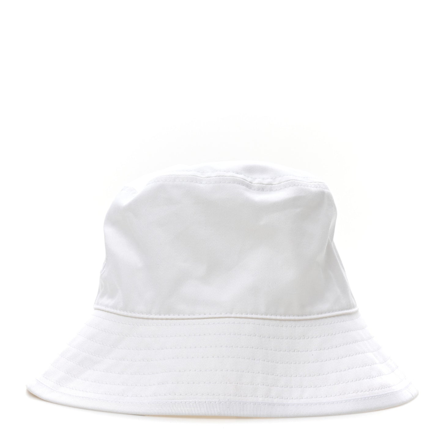 Cotton Logo Cabris Bucket Hat M White
