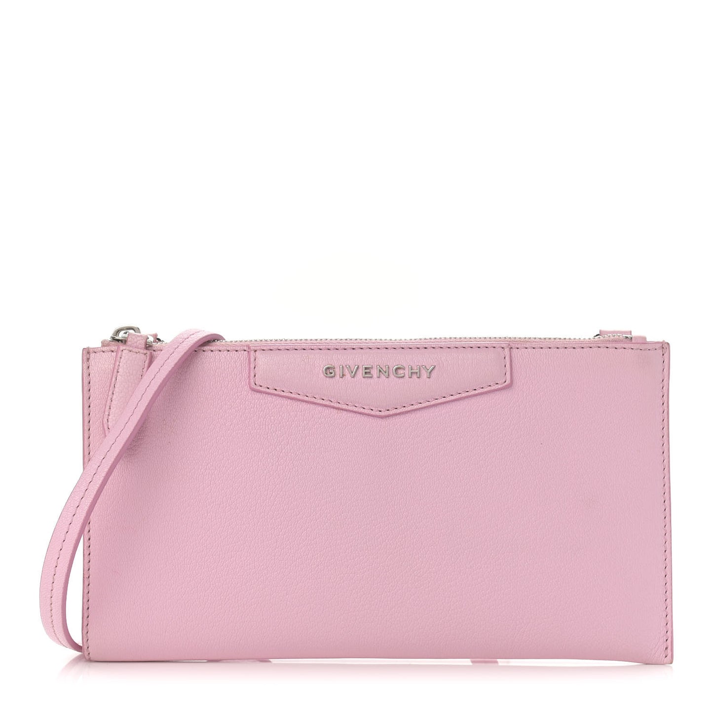 Grained Goatskin Antigona Crossbody Bright Pink