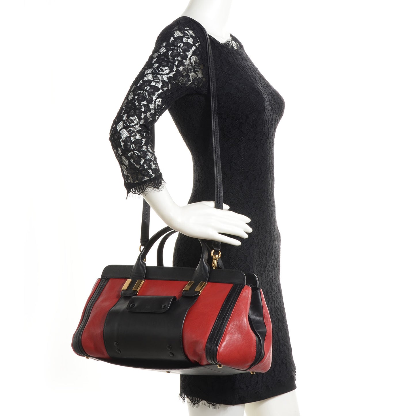 Leather Medium Alice Satchel Holly Berry