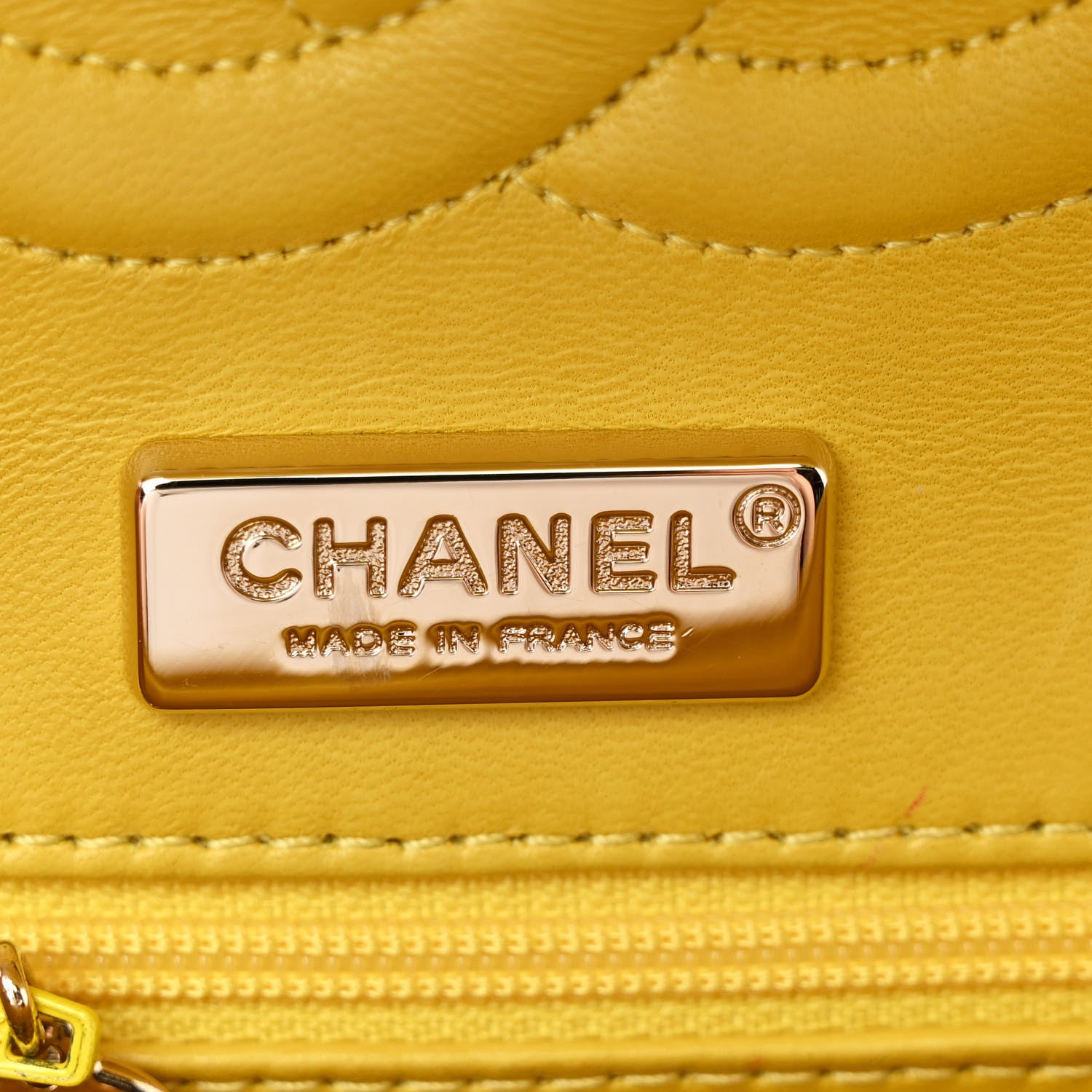 Chanel Alligator Medium Double Flap Yellow 6 of 11