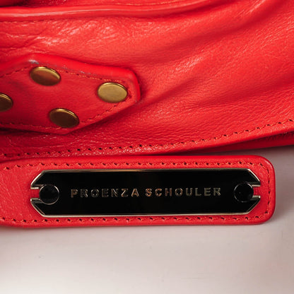 Proenza Schouler Lambskin Large PS1 Satchel Deep Coral 9 of 11