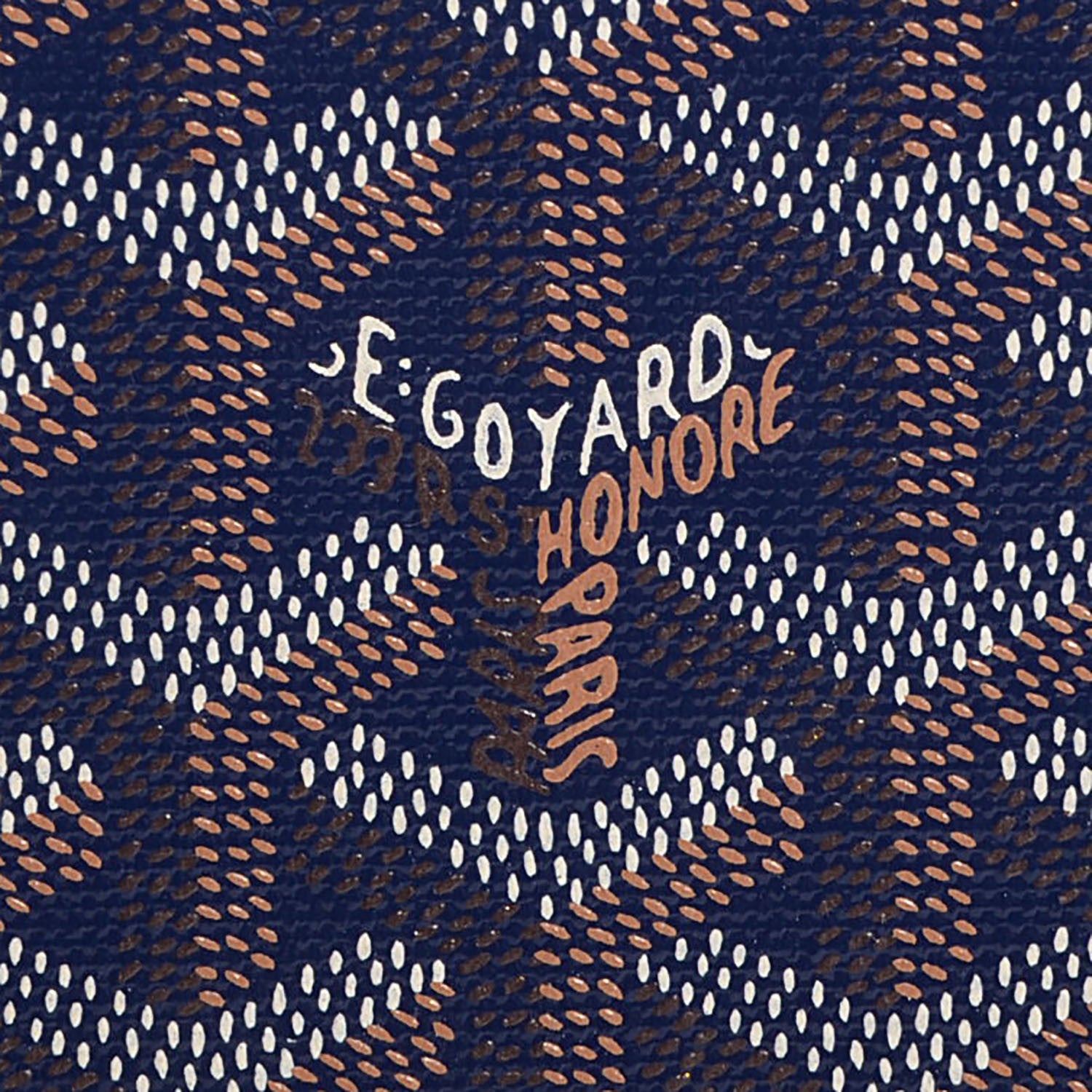 Goyard Goyardine Monte Carlo Bois Clutch Blue 6 of 8