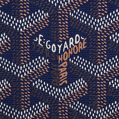 Goyard Goyardine Monte Carlo Bois Clutch Blue 6 of 8