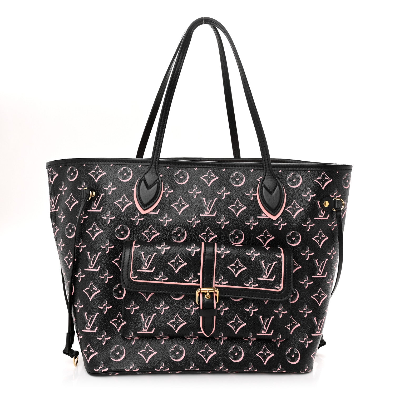 Louis Vuitton Monogram Fall For You Neverfull MM Black 1 of 9