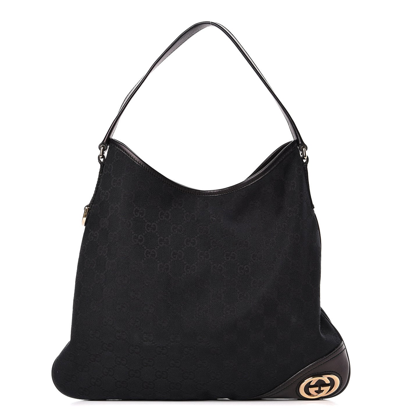 Monogram Medium New Britt Hobo Black