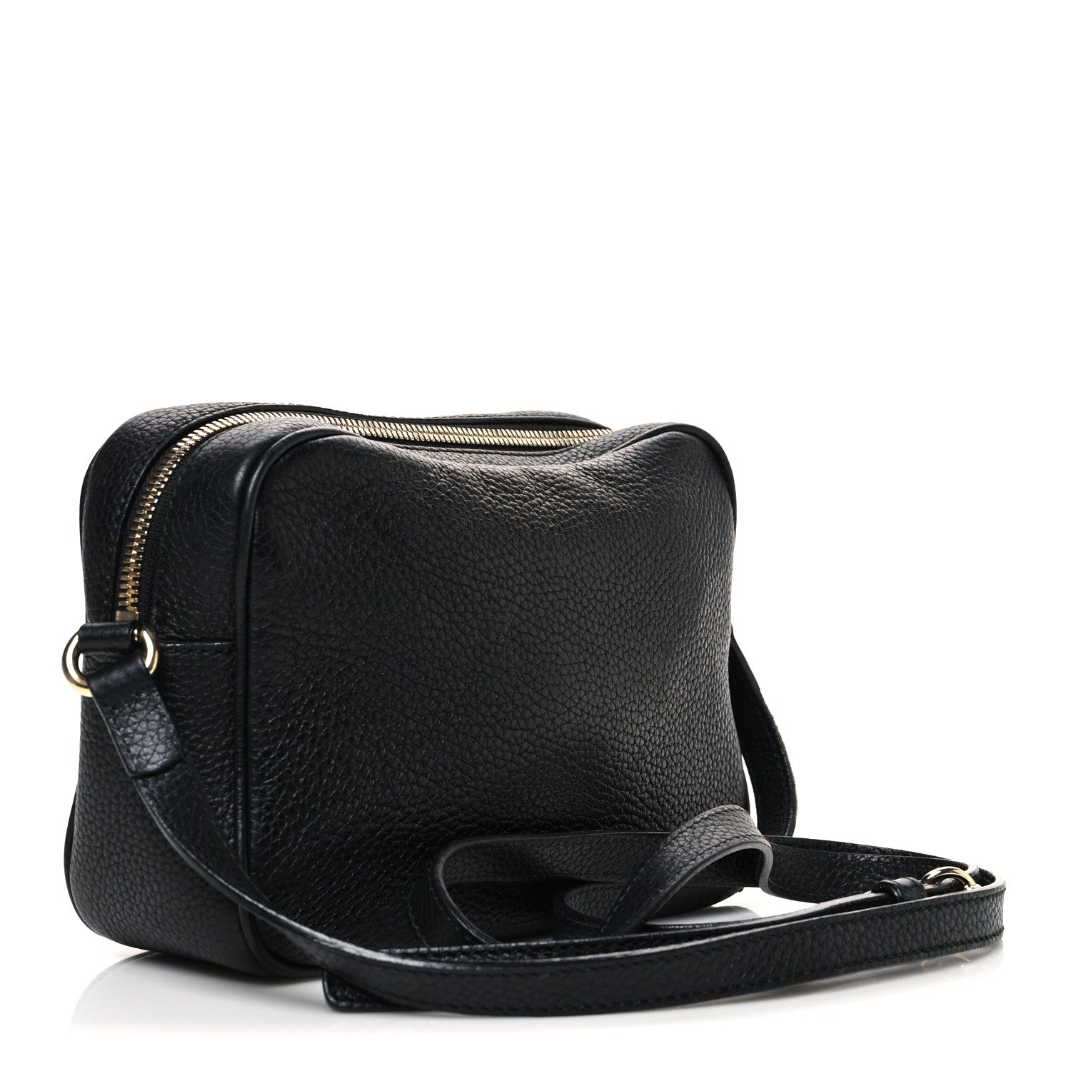 Gucci Pebbled Calfskin Small Soho Disco Bag Black 3 of 13