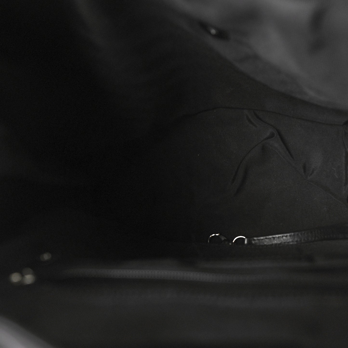 Calfskin Chevron Quilted Large Urban Spirit Backpack Black