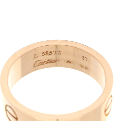 Cartier 18K Yellow Gold 6mm LOVE Ring 57 8 4 of 4