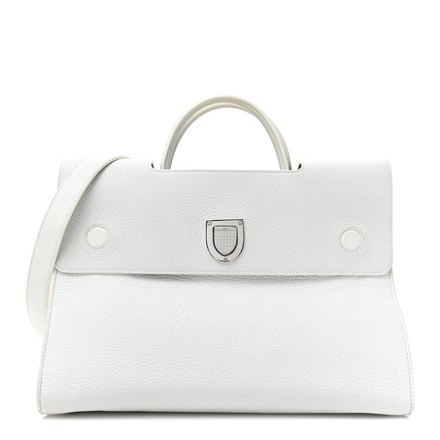 Christian Dior Bullcalf Medium Diorever Flap White 1 of 15