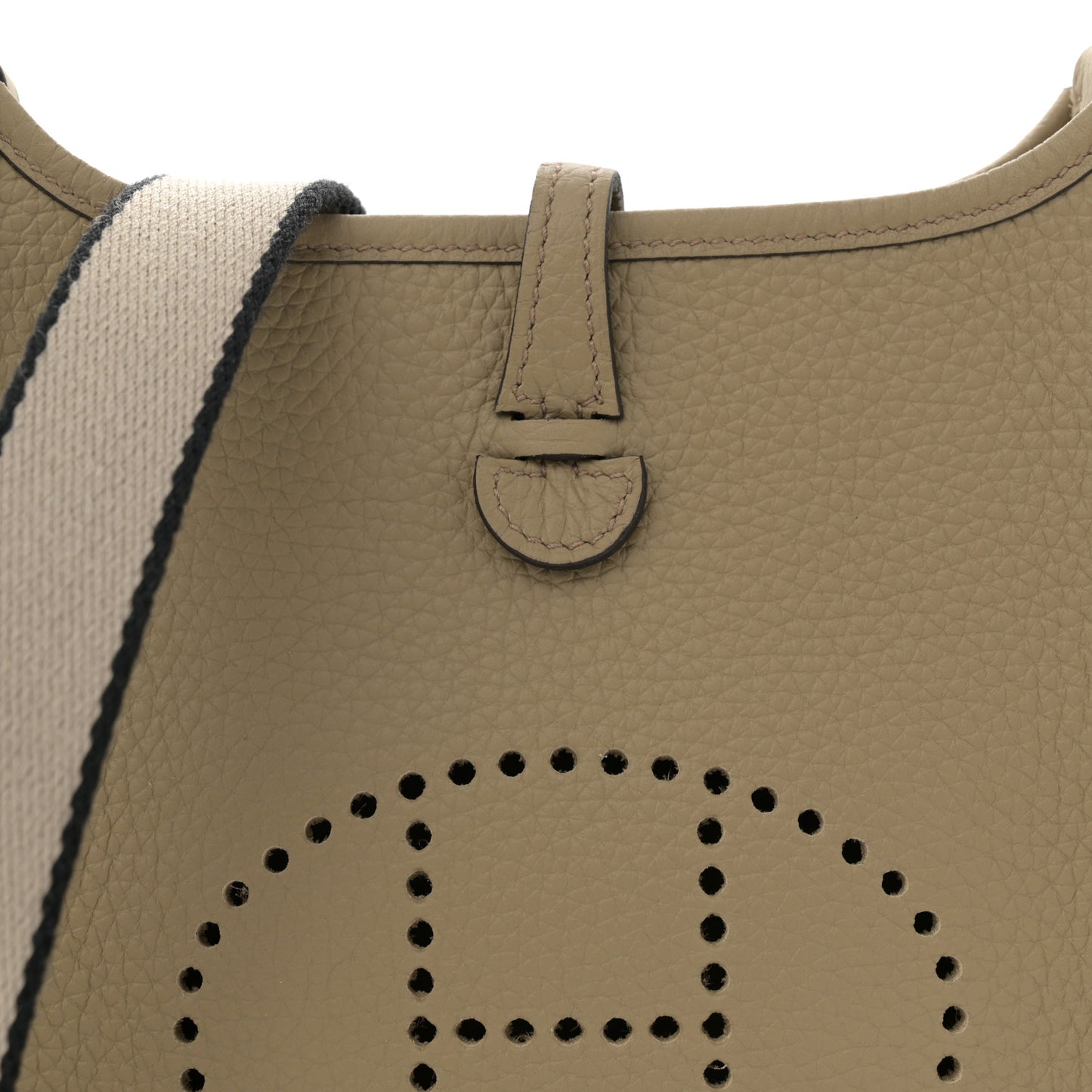 Taurillon Clemence Sangle Evelyne TPM Beige Marfa