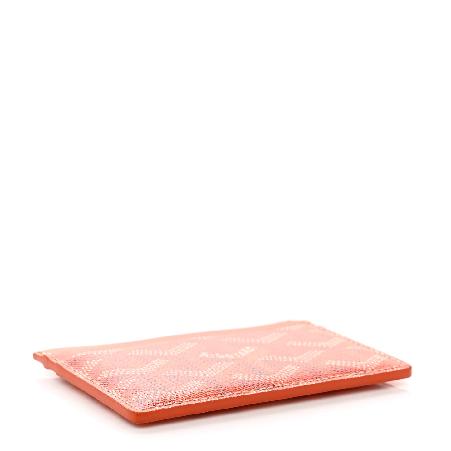 Goyardine Saint Sulpice Card Holder Orange